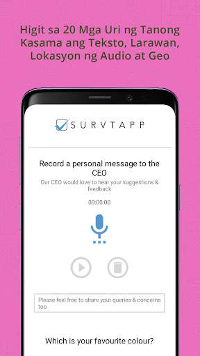 Survtapp Offline Survey App screenshot 2