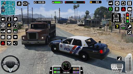 Police Car Driving School Game screenshot 7