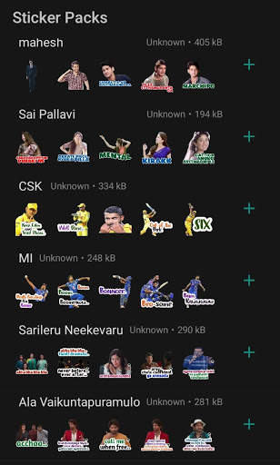 Telugu Movie Stickers-Latest cinema and dialogues screenshot 1