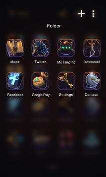 Darkon GO Launcher Theme screenshot 3