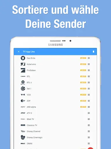 TV.de Live TV App Fernsehen screenshot 12
