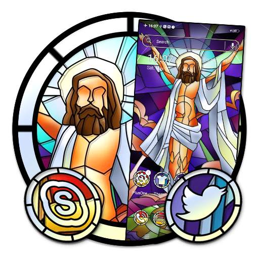 Lord Jesus Launcher Theme 1.0.1