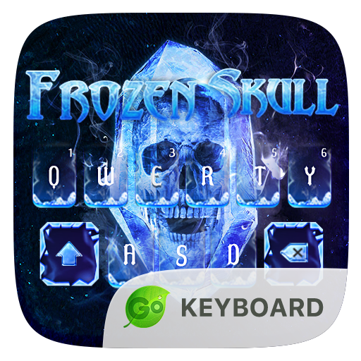Frozen Skull  GO Keyboard  Theme иконка