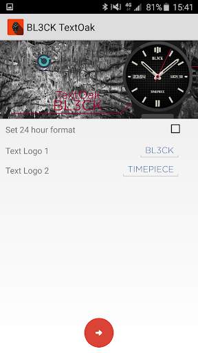 TextOak Watch Face screenshot 6