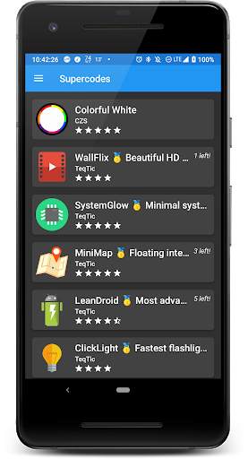 Supercodes 🥇 Free app promo codes screenshot 1