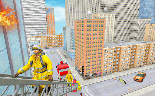911 Rescue Fire Truck 3D Sim screenshot 2