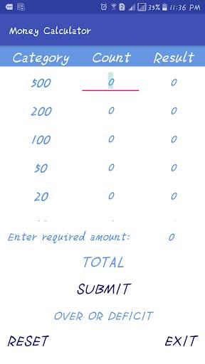 Money Calculator स्क्रीनशॉट 1