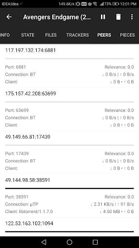 Torrent Lite (Dark Mode) screenshot 7