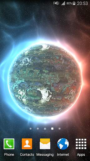 Fantasy Planet Live Wallpaper screenshot 2