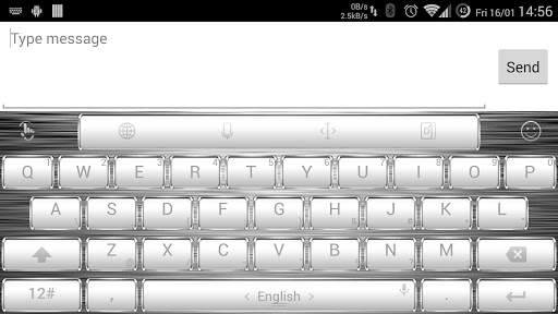 Keyboard Theme Frame W Silver screenshot 6