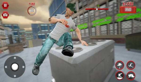 simulador parkour azotea: correr, voltear y rodar screenshot 10