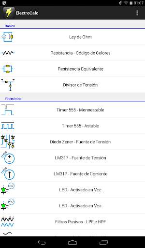 ElectroCalc (en español) screenshot 6