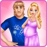Pregnant games Mommy in Hospital - Newborn Game logo