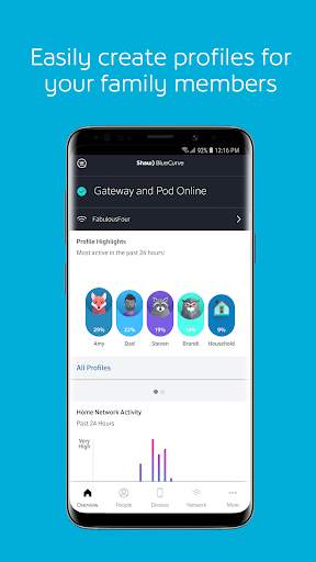 Shaw BlueCurve Home screenshot 2