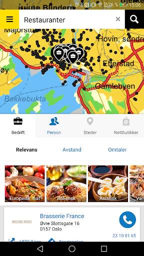 Gule Sider - Søk, oppdag, del screenshot 1