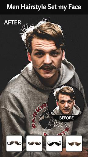 Men Hairstyle Set my Face screenshot 4