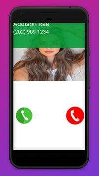 Addison Rae Video Call Fake screenshot 1