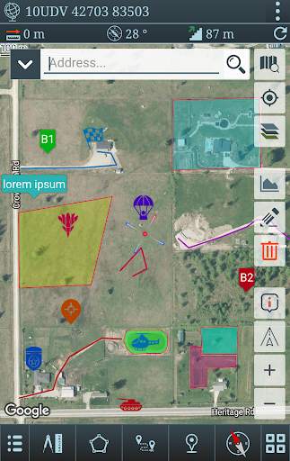 Mgrs & Utm Map Pro screenshot 1
