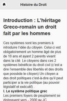 Histoire du Droit 2 تصوير الشاشة