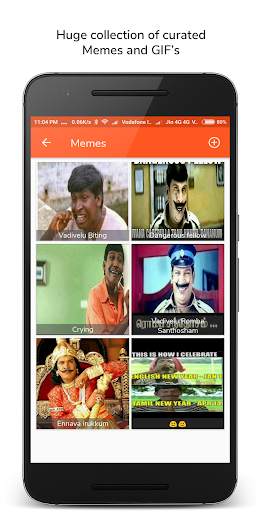 Meme Keyboard:GIF's,Memes for WhatsApp, Messenger. screenshot 2