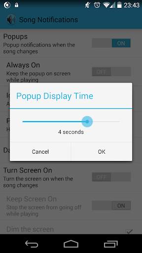 Song Notifications screenshot 2