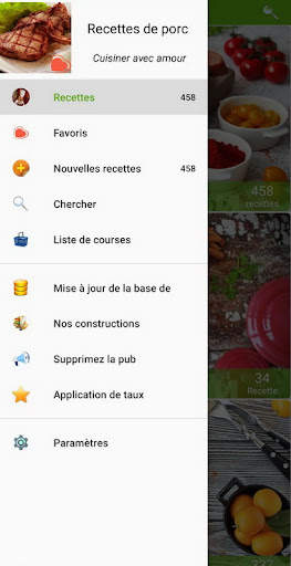 Recettes de porc screenshot 2