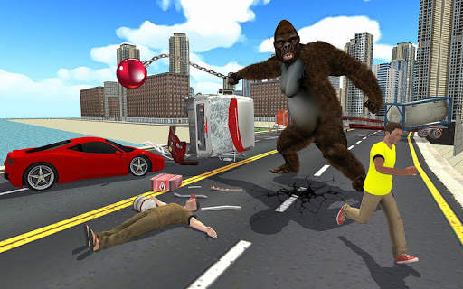 Angry Gorilla Kong Attack - City Rampage 2019 скриншот 11