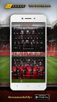 New Keyboard for Man U Theme Football 2019 скриншот 1