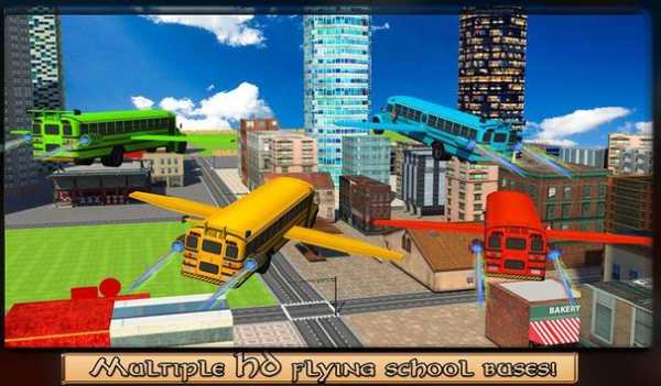 terbang balap bus sekolah screenshot 12