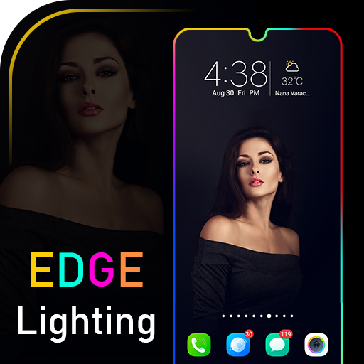 Edge Lighting - Edge Lighting Live Wallpaper icon