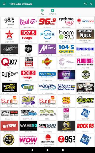 1000 radio of Canada screenshot 6