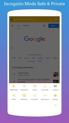 RTI Web Browser: Fast & Secure screenshot 2