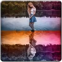Water Reflection Photo Effect