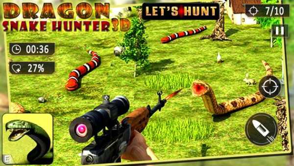 Angry Anaconda Snake Hunting 3D Shooting Simulator screenshot 1