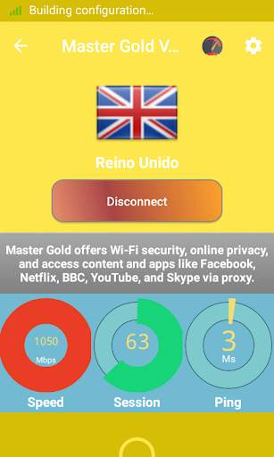 Master Gold VPN FREE screenshot 3