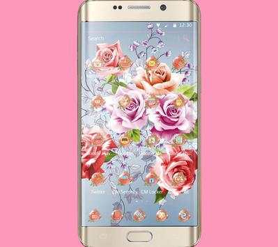 Colorful flower wallpaper theme screenshot 4