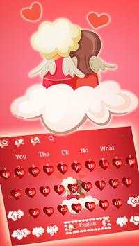 Love Angle Keyboard Theme screenshot 1