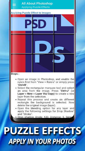 Photoshop tutorial - complete course - Offline screenshot 4