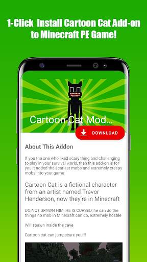 Cartoon Cat Mod for MCPE screenshot 1