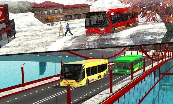 Snowy Bus Drive screenshot 3