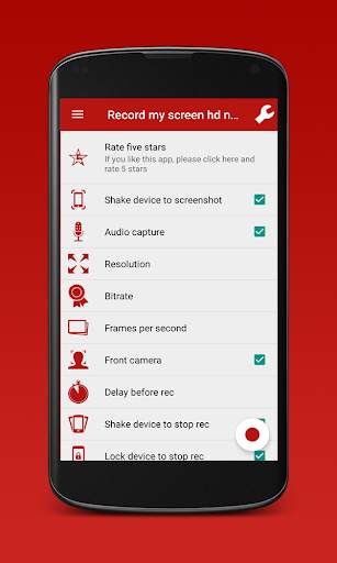 Record My Screen HD No Root screenshot 3