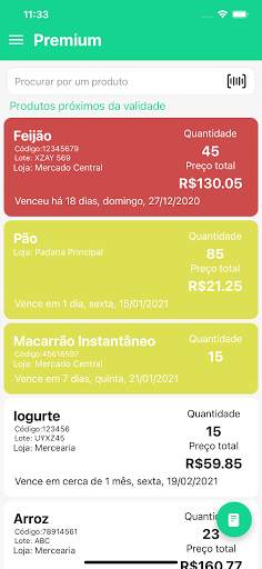 Controle de Validades screenshot 1