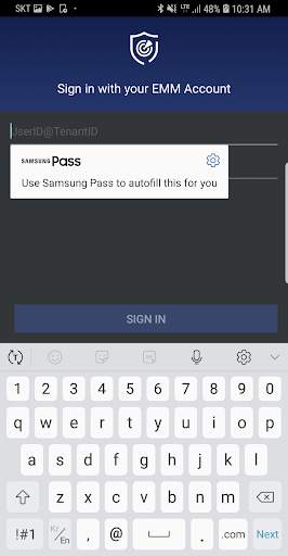 Samsung Knox Manage screenshot 1