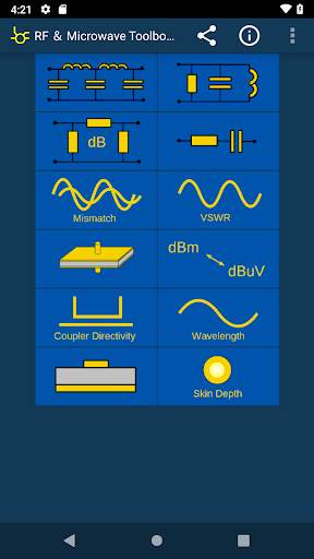 RF & Microwave Toolbox lite screenshot 1