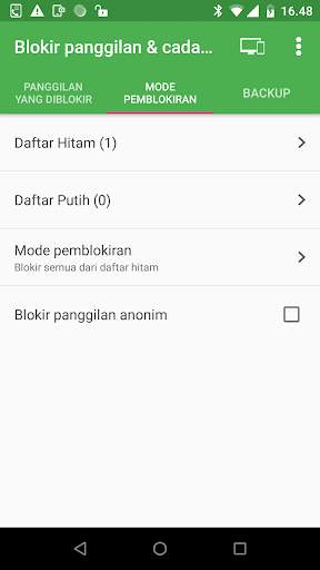 Pemblokir Panggilan & Cadangan Panggilan screenshot 2