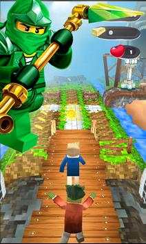 Subway Ninja Lego Surf screenshot 2