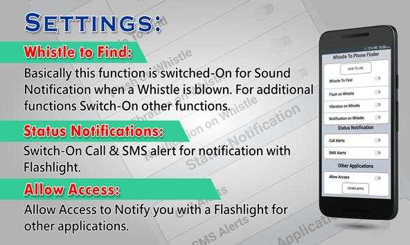 Flash Alert Call SMS - Whistle To Flashlight screenshot 3