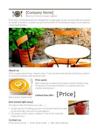 Free Brochures Office Templates 10 تصوير الشاشة