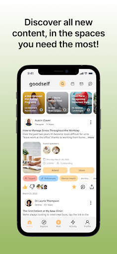 Goodself: Healthy Social Media скриншот 1