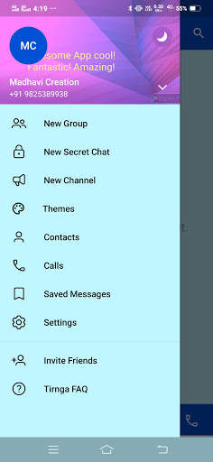 Tirnga Telegram messenger World screenshot 4